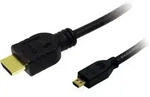 LogiLink HDMI Anschlusskabel HDMI-A Stecker, HDMI-Micro-D Stecker 2.00 m Schwarz