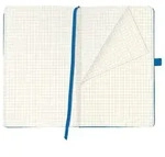 Herlitz Notizbuch Classic A5 96 Blatt kariert blue mit Leseband und Falttasche