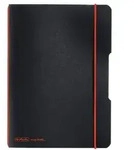 Herlitz Notizheft my.book flex A5 kariert schwarz