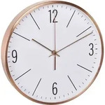TFA Dostmann 60.3534.51 Funk Wanduhr 30mm x 45mm Kupfer Leisegang-Uhrwerk