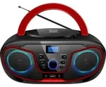Silva Schneider MPC 19.4 USB CD-Radio UKW AUX, CD, USB Schwarz, Rot