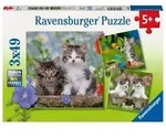 Puzzle Ravensburger S&uuml;&szlig;e Samtpf&ouml;tchen 3 X 49 Teile