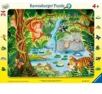 Rahmenpuzzle Ravensburger Dschungelbewohner 24 Teile