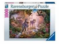Ravensburger 15185 - Wolfsfamilie im Sommer, Puzzle, 1000 Teile