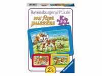 Ravensburger 07062 - My first puzzles, Meine Tierfreunde, Puzzle, 3x6 Teile