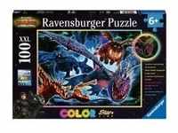 Ravensburger 13257 - Dragon The hidden World, Leuchtende Drachen, Puzzle,