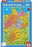 Deutschlandkarte mit Bildern (Kinderpuzzle)