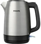 Philips Home HD9350/90 Daily Wasserkocher Edelstahl, Schwarz Fassungsverm&ouml;gen: 1.7 l