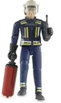 Bruder Profi-Serie bworld Feuerwehrmann mit Helm, Handschuhen und Zubeh&ouml;r