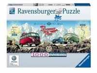 Ravensburger 15102 - Brenner Pass, Mit dem VW Bulli über den Brenner, Panorama,