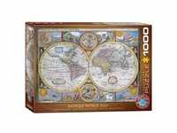 Eurographics 6000-2006 - Antique World Map , Puzzle, 1.000 Teile