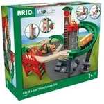 BRIO World - Gro&szlig;es Lagerhaus-Set mit Aufzug