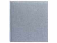 Goldbuch Summertime Trend2 30x31 100 weiße Seiten blau-grau 31607