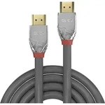 LINDY HDMI Anschlusskabel HDMI-A Stecker, HDMI-A Stecker 7.50m Grau 37875 4K UHD