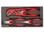 Gedore RED 3301717 Zangen-Set 4teilig