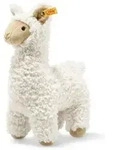 Steiff 069543 - Leandro Lama, stehend, wei&szlig;, Pl&uuml;sch, 29 cm