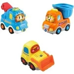 Tut Tut Baby Flitzer - 3er Set Baustellenfahrzeuge (Abschleppfahrz., Kipplaster