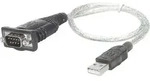 Manhattan USB, Seriell Adapterkabel [1x USB 1.1 Stecker A - 1x D-SUB-Stecker 9pol.]