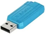 Verbatim USB DRIVE 2.0 PINSTRIPE USB-Stick 64GB Blau 49961 USB-A (USB 2.0)