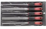 Gedore RED 3301597 Feilensatz 3-kant + 4-kant + flach + rund + halbrund 5-teilig