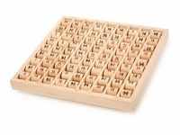 small foot 11059 - Multiplizier Tabelle aus Holz, Lernspiel zum Erlernen des kleinen