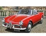 Italeri 3653 Alfa Romeo Giulietta Spider 1300 Automodell Bausatz 1:24