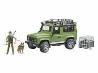 Bruder 2587 Land Rover Defender Station Wagon mit Förster und Hund