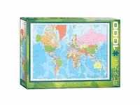 Eurographics 6000-1271 - Weltkarte , Puzzle, 1.000 Teile