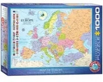 Karte von Europa 1000 Teile