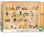 Family Puzzle 500 Teile - Oversize - Yoga is a Family Activity