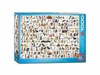 Eurographics 6000-0581 - Hundewelt , Puzzle, 1.000 Teile