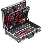 Meister Werkzeuge WU8973750 Universal Werkzeugkoffer best&uuml;ckt 131teilig (L x B x H)