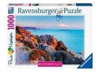 Ravensburger 14980 - Mediterranean Places, Greece, Puzzle Highlights, 1000 Teile
