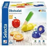 Selecta 62070 - Obstsalat, Klett- und Schneidespielzeug, Holz, 11-teilig