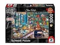 Schmidt 59656 - Steve Read, Künstler-Atelier, Secret-Puzzle, 1000 Teile