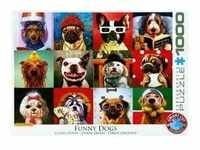 Eurographics 6000-5523 - Lustige Hunde von Lucia Heffernan, Puzzle, 1.000 Teile