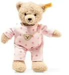 Steiff 241659 - Teddyb&auml;r M&auml;dchen Baby mit Schlafanzug, beige/rosa, 25 cm