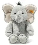 Steiff 064982 - Ella Elefant, hellgrau, Pl&uuml;sch, 30 cm