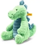 Steiff 087813 - Soft Cuddly Friends Spott Stegosaurus, Dino, gr&uuml;n/petrol, 28 cm