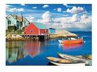 Eurographics 6000-5438 - Fischerhütten in Peggy's Cove Nova Scotia , Puzzle, 1.000
