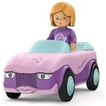 SIKU 0102 - Toddys, Betty Blinky, Spielzeugauto mit R&uuml;ckziehmotor und Spielfigur,