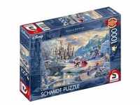 Schmidt 59671 - Disney, Die Schöne und das Biest, Zauberhafter Winterabend, Puzzle,