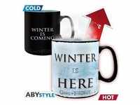 ABYstyle - Game of Thrones - Winter is here Thermoeffekt Tasse