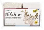 Folia Adventskalender-Set BASIC, Stoffbeutel, 49-teilig, Beutelgr&ouml;&szlig;e 10x13cm, mit