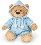 Teddy Hermann 91387 - Schlafanzugb&auml;r, B&auml;r im blauen Schlafanzug, 30 cm