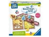 Ravensburger 04173 - ministeps® Mein Bauernhof-Spiel, Würfelspiel, Puzzle-Spiel,