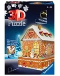 3D Puzzle Ravensburger Lebkuchenhaus bei Nacht 216 Teile