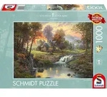 Puzzle Schmidt Spiele Holzhaus am Bach 1000 Teile