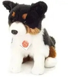 Teddy Hermann 91956 - Tri-Color Border Collie, sitzend, 30 cm