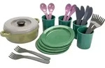 Dantoy Green Bean Essservice im Netz, 22 Teile